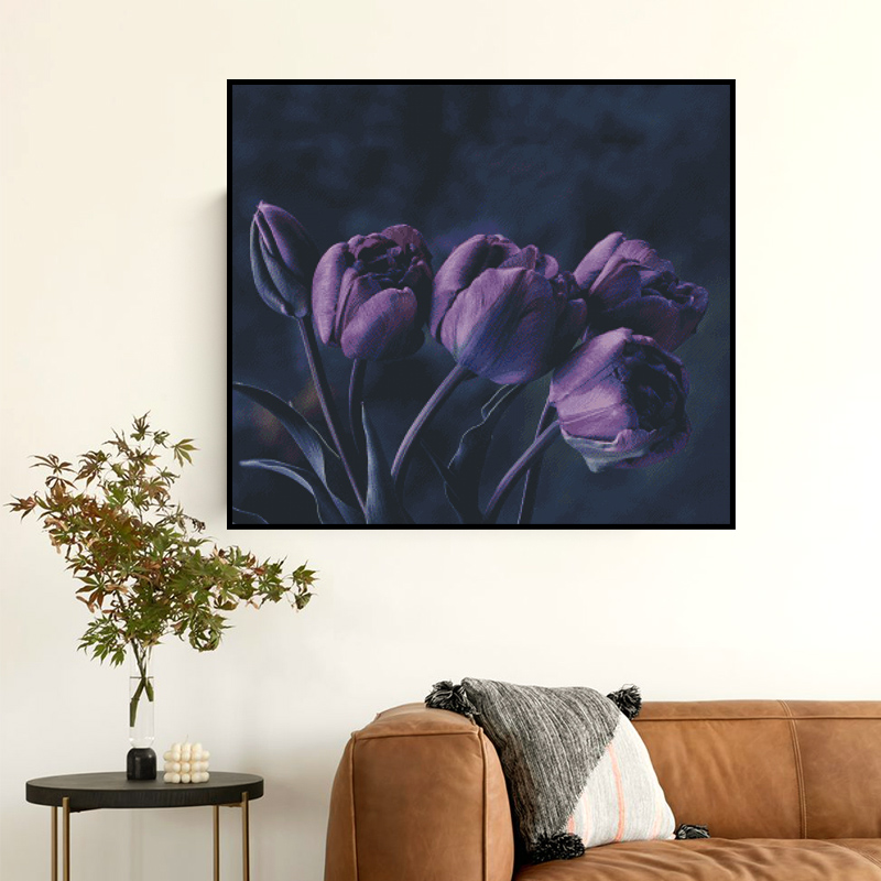 [KZ-JJ115-Purple Tulip] Painting Fairy Cross Stitch