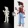 1/20 Scale World Zukan Trainer Red - Pokemon Resin Statue - GB PIXEL Studio