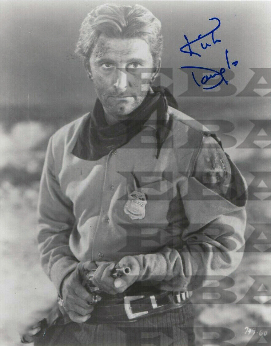 Kirk Douglas Autographed Signed 8x10 Photo Poster painting Reprint Vintage