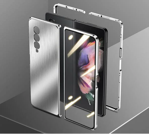 Suitable for Samsung Galaxy Z Fold 3/4/5 metal all-inclusive phone protective case
