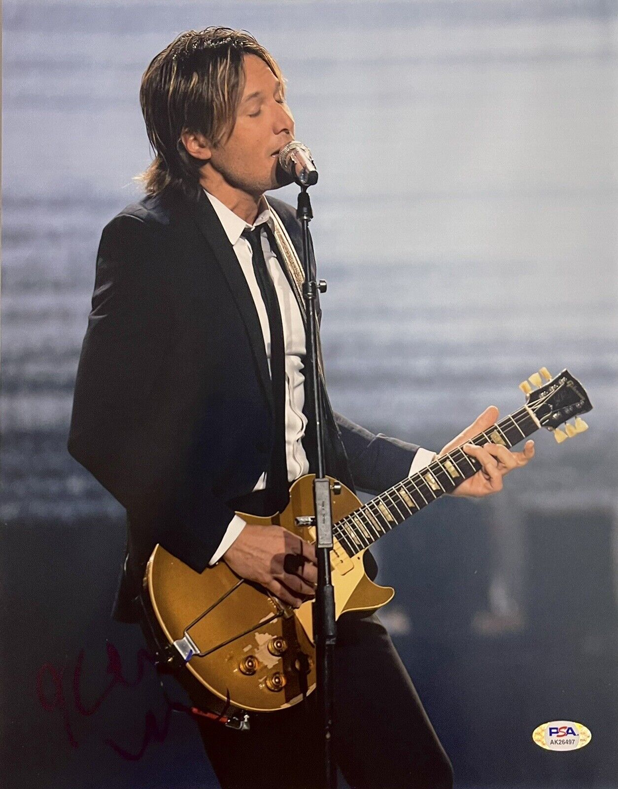 Keith Urban Signed Autographed Blue Ain’t Your Color 11x14 Photo Poster painting Psa/Dna