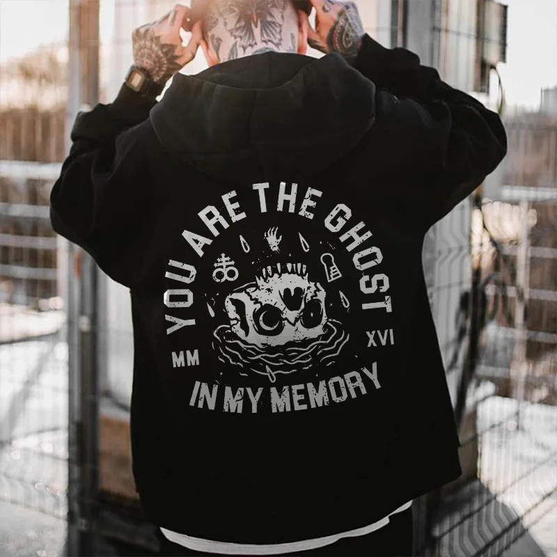 You Are The Ghost In My Memory Print Classic Men’s Hoodie -  