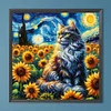 Diamond Painting-5D Full Round Drill Cats(40x40cm)