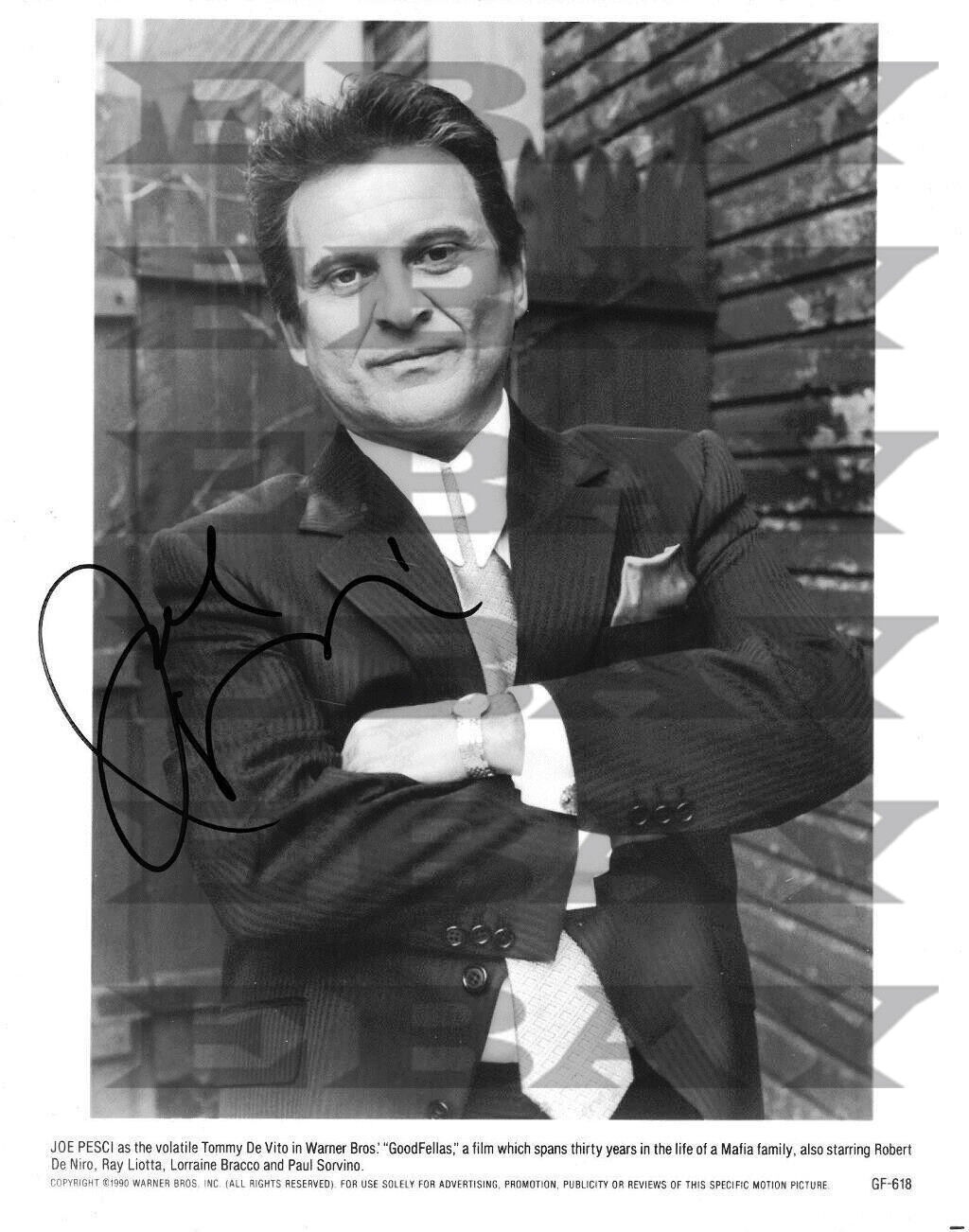 Joe Pesci Signed Goodfellas Autographed Signed 8x10 Photo Poster painting Reprint