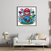 Super Mario-11CT Stamped Cross Stitch 40*40cm/15.75*15.75in tapestrymarket