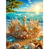 Diamond Painting -DIY Round Drill Starfish Ocean Crown