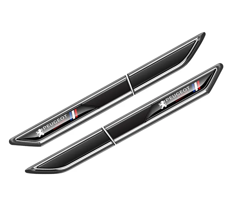Car protective metal car stickers, side emblems, and exterior trim