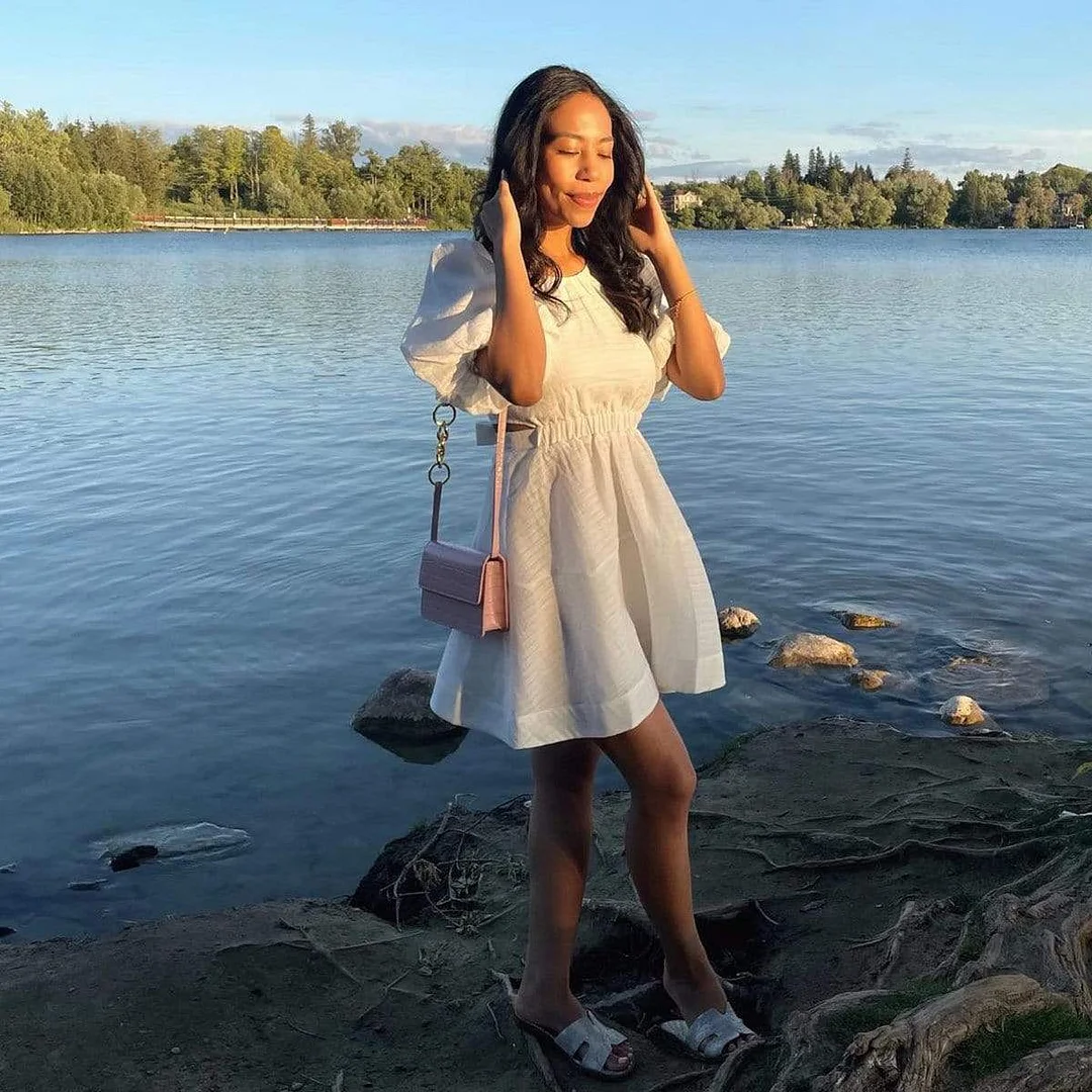 Bernadette White Mini Dress
