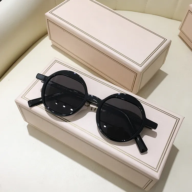 Trend Round Women Sunglasses TR CP Inner Temple Frame Sun Glasses ...