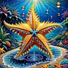 Starfish - Crystal Rhinestone Diamond Painting