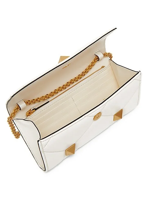 Valentino Garavani Roman Stud Quilted Leather Wallet-On-Chain 4.6 out of 5 Customer Rating
