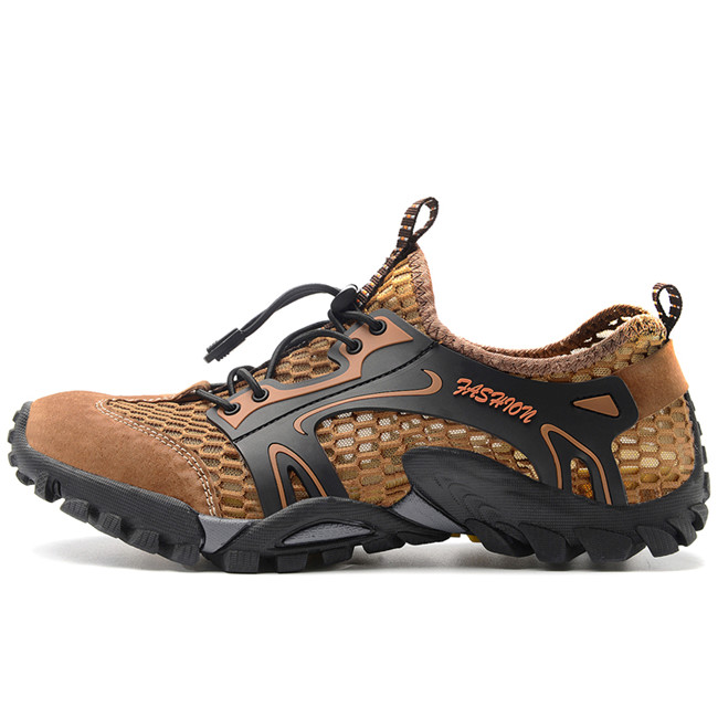 Men's Mesh Breathable Outdoor Hiking Sneakers Walking Footwear | ARKGET
