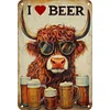I love beer - Vintage Metal Signs - 20*30cm/30*40cm
