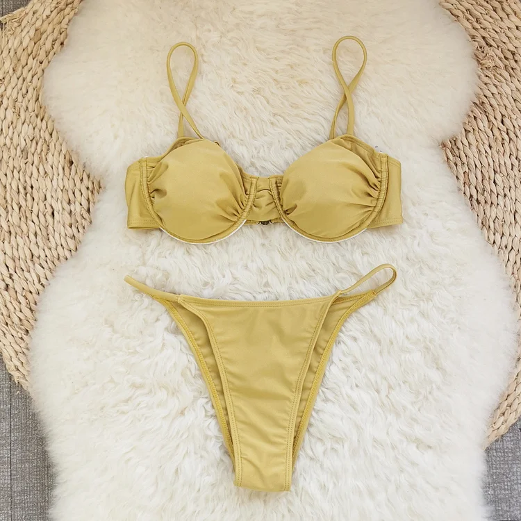 Sexy Tassel Bikini Swimsuit and Skirt