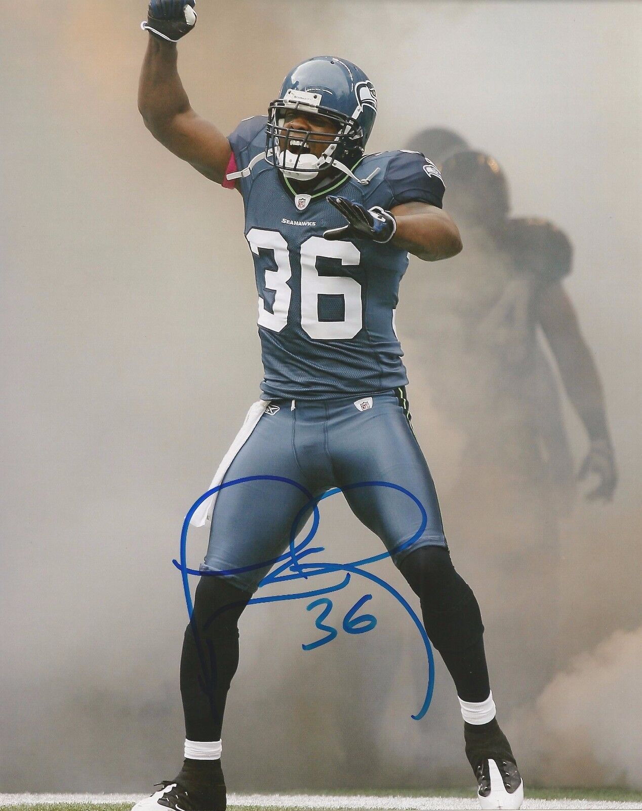 LAWYER MILLOY SIGNED SEATTLE SEAHAWKS 8x10 Photo Poster painting #1 w/PROOF