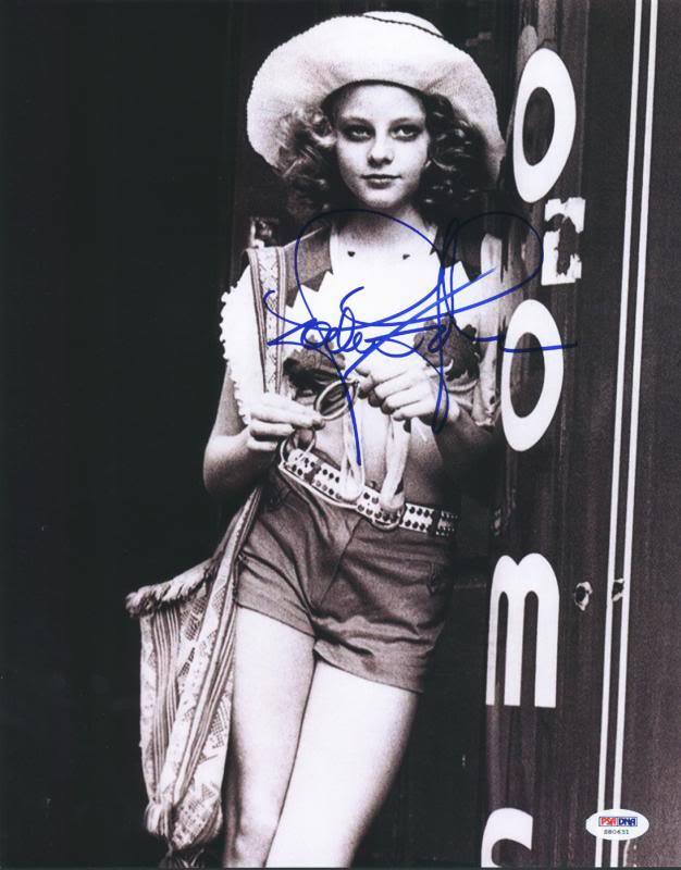 Jodie Foster Taxi Driver Signed Authentic 11X14 Photo Poster painting PSA/DNA #S80631