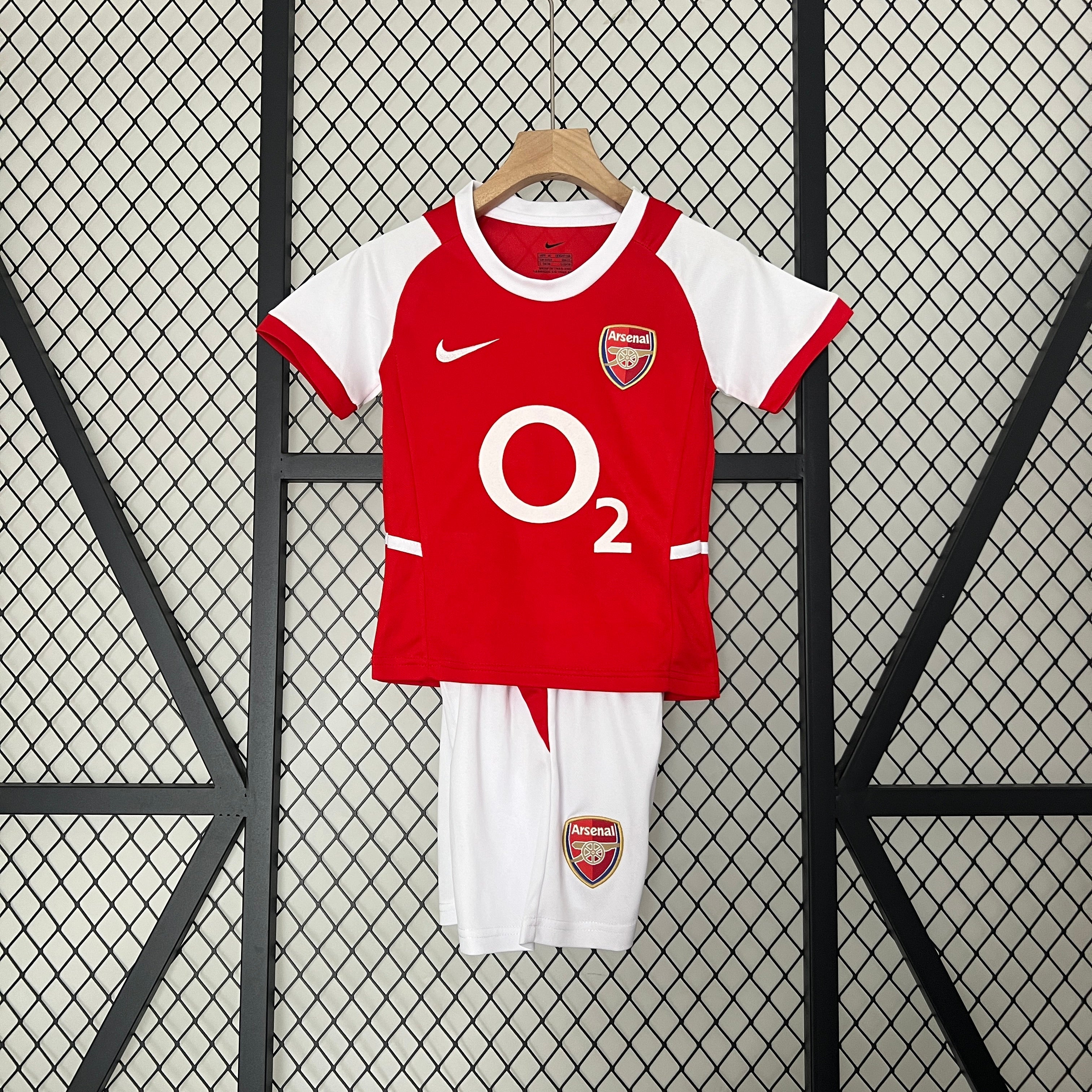 Kit Enfant Arsenal 2002 2004 Maillot De Fou, site maillot de foot pas cher