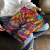 Colorful Tree Of Life-11CT DIY Stamped Cross Stitch Shopping Bag 40*40cm/15.75*15.75in