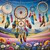 Diamond Painting-DIY Full Round Drill Dream Catcher
