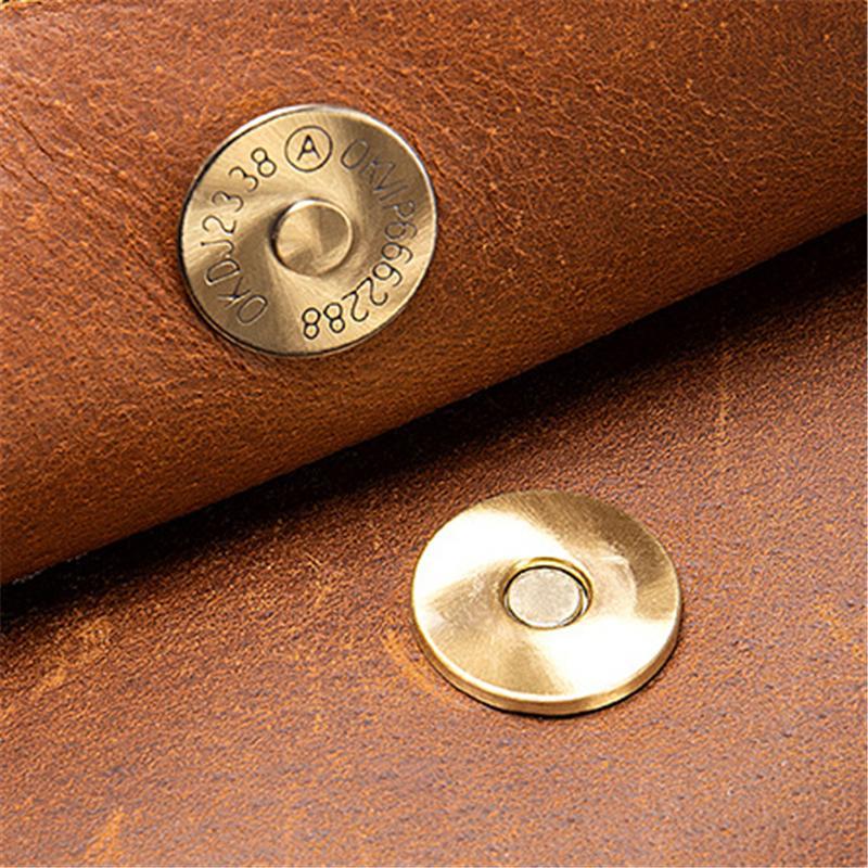 Vintage Style Leather Large Capacity Business Handbag Crossbody Bag