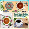 8pcs/set DIY Diamond Crystal Drink Coasters Cup Coasters Kits