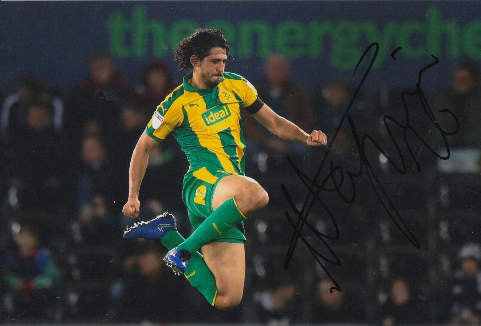 Ahmed Hegazi Hand Signed 12x8 Photo Poster painting - Football Autograph West Brom 2.