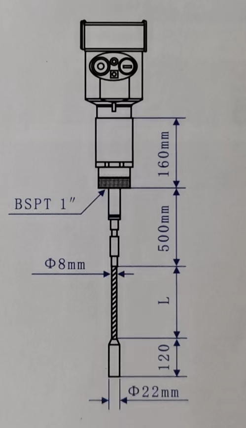 Hard Insulating RF Admittance Level Transmitter Rod Type 0
