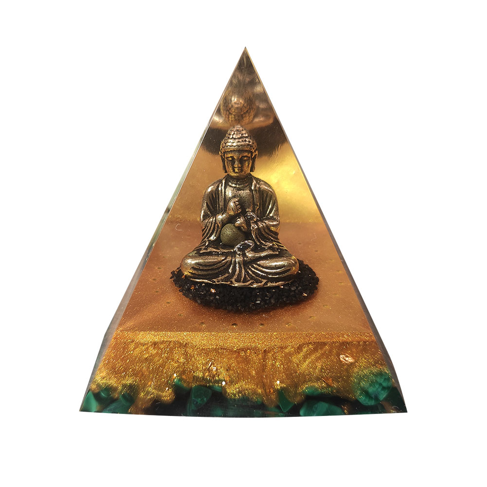 

6cm Natural Orgonite Pyramid Chakra, 501 Original