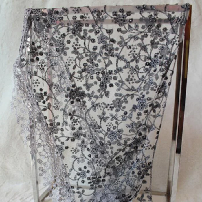 CUHAKCI Female Wraps Women Lace Triangle Scarf Silk Flower Girls Tassel Casual Shawls and Scarves 18 Colors