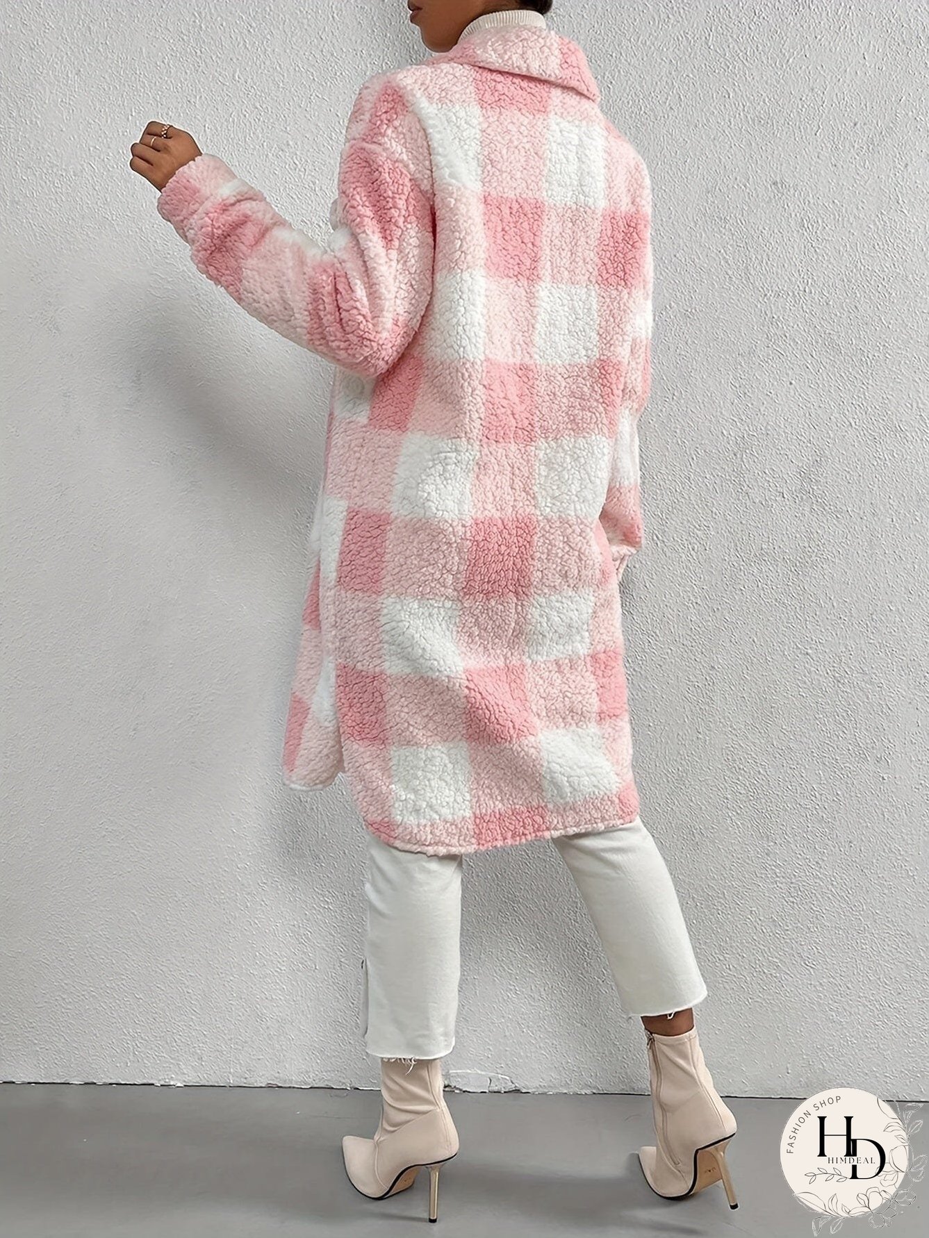 Winter Plaid Sherpa Jacket