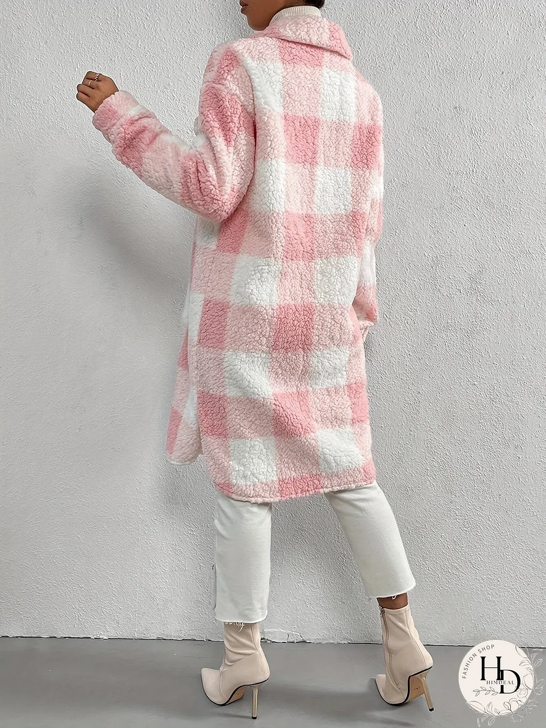 Winter Plaid Sherpa Jacket