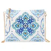DIY Special Shaped Diamond Painting Leather Crossbody Bag Chain Makeup Bags