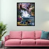(5 Sizes) Forest Waterfall-Full Square Diamond Painting