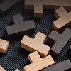 Jeu de casse-t&ecirc;te en forme de cube en bois 3D