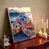 (Pre-Framed)Turtle-Special Shape Diamond Painting Kit(25x25cm)