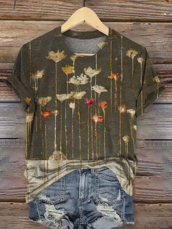 Vintage Art Print T-shirt