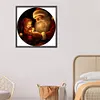 Santa Claus Girl-Paint by Numbers Acrylic Painting 40*40CM