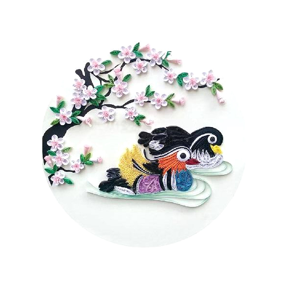 

Mandarin Duck - Paper Quilling, 501 Original