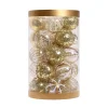 25PCS Creative Shimmers Christmas Tree 6CM Hanging Decor Balls