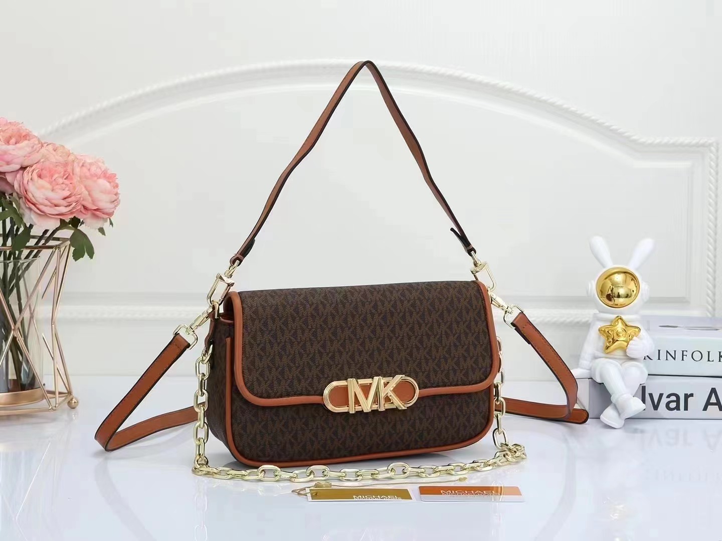 [Factory Direct Sales🔥🔥🔥] 2023 Latest MICHAEL KORS Women's Saddle Bag Messenger Bag Crossbody Bag - Middle East Sale💥💥💥
