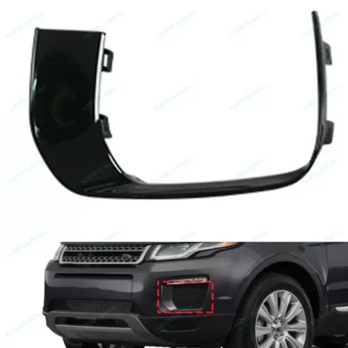 Dronehint Left Front Fog Driving Light Grille Trim Fit For 2016-2019 Range Rover Evoque  (For: Land Rover) Parts