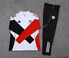 2025/2026 Ajax Half-Pull Training Suit White Football Shirt 1:1 Thai Quality Set