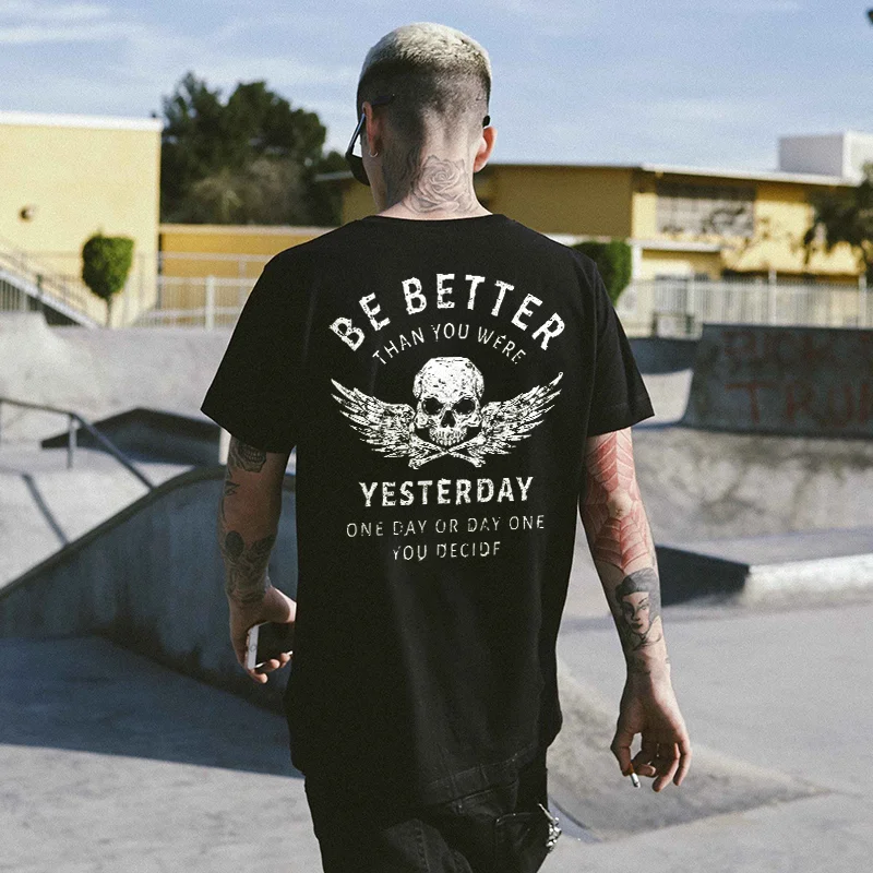 Be Better Than You Were Print Men's T-shirt
