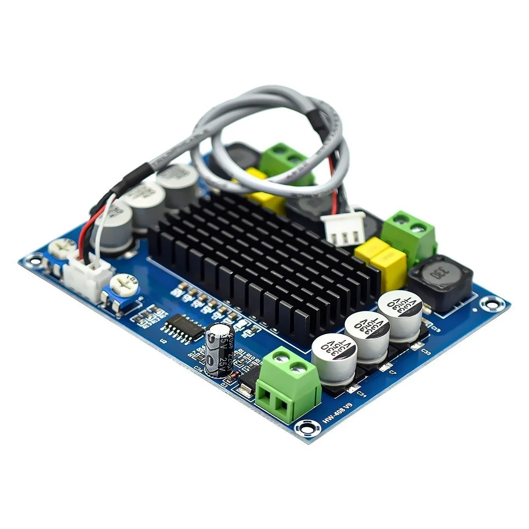 DC 12V 24V 120W*2 Dual Channel Stereo High Power Digital Audio Amplifier Board TPA3116D2 Amplifier Audio Board