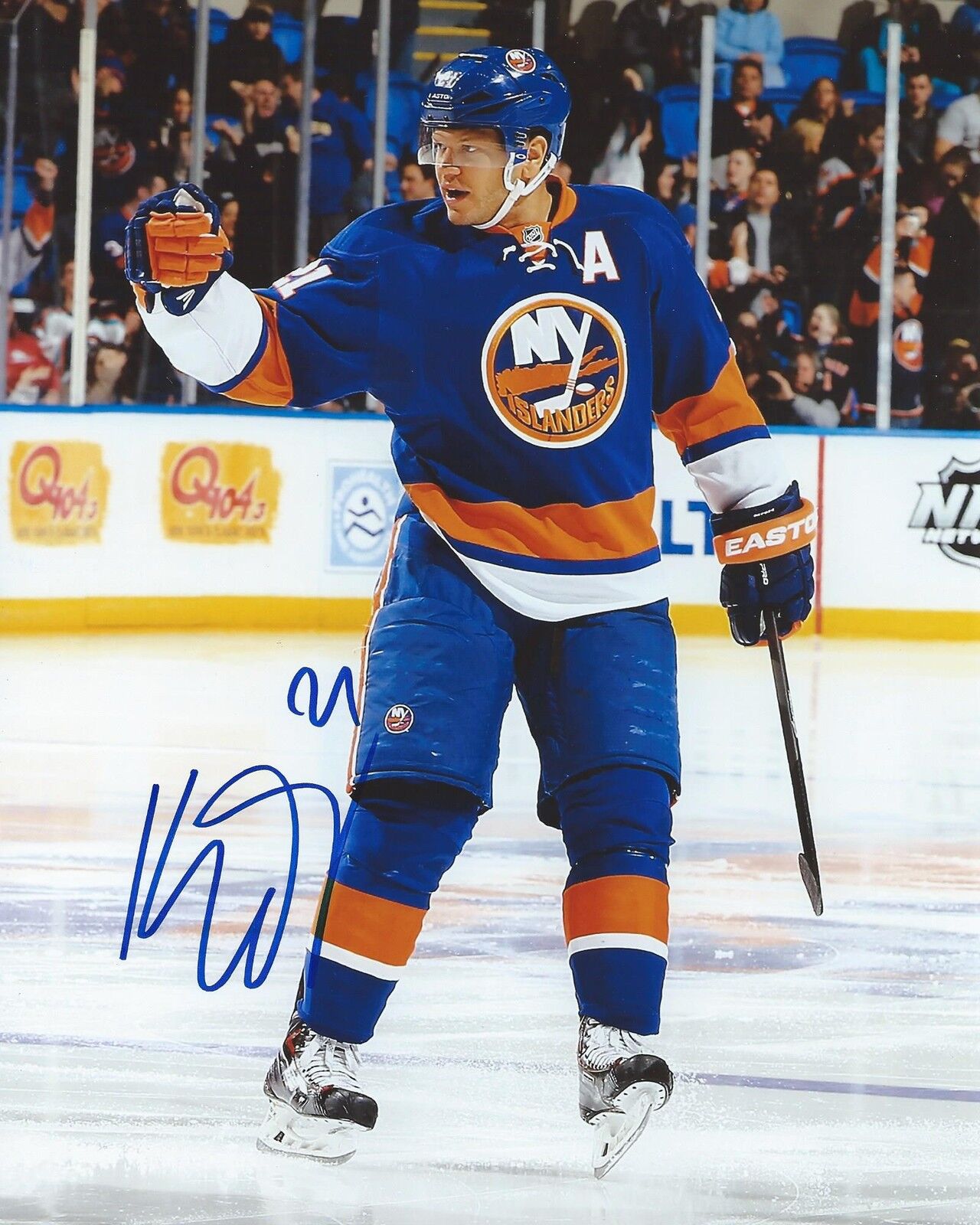 Kyle Okposo Signed 8x10 Photo Poster painting New York Islanders Autographed COA