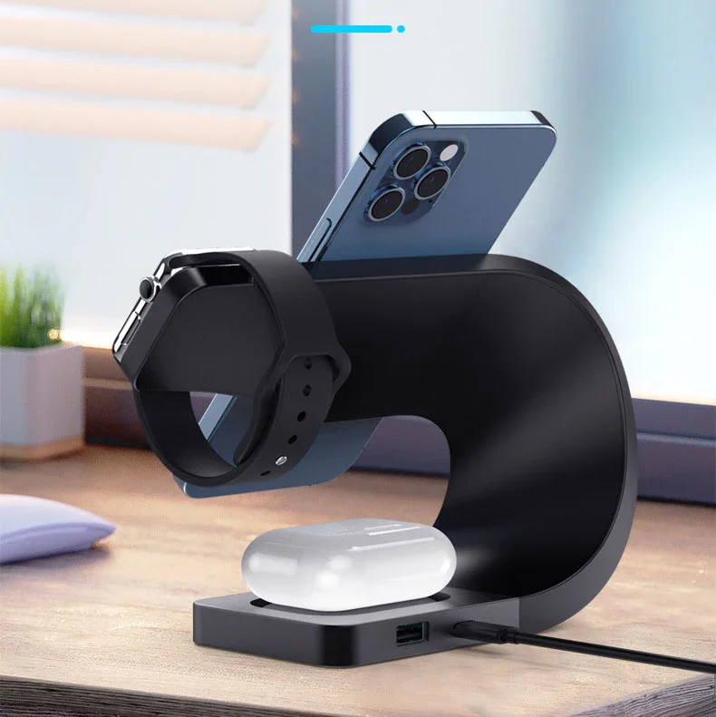 Four-in-one Magnetic Absorption Wireless Charger