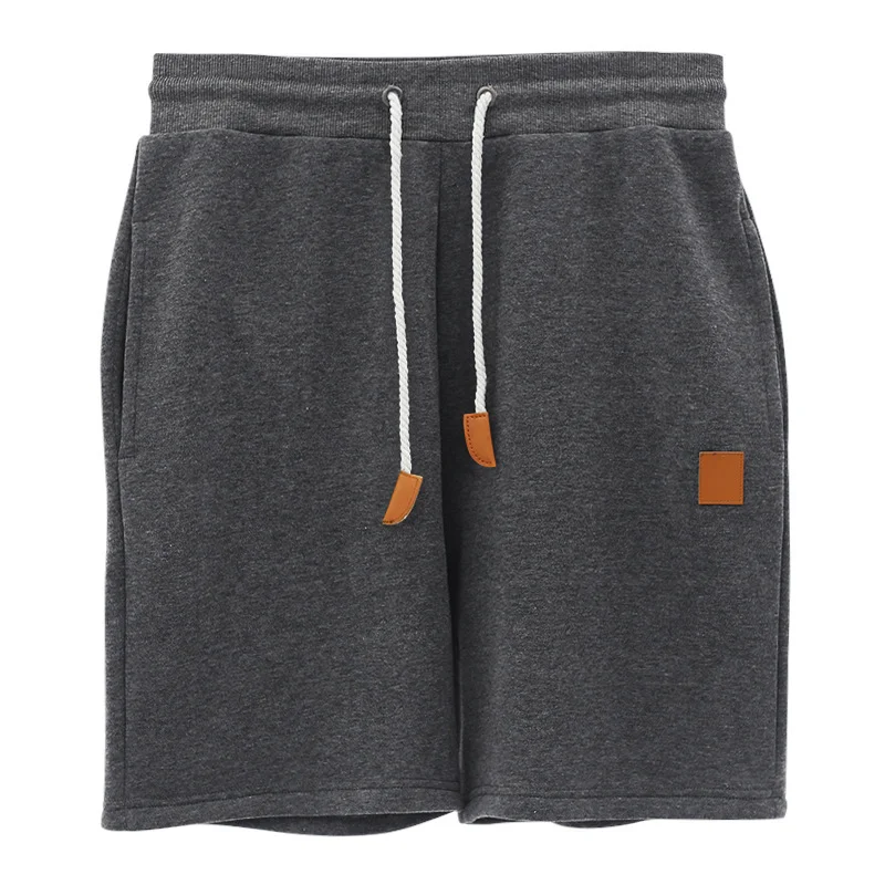 Men's Casual Fashion Heavyweight Cotton Elastic Waist Shorts
