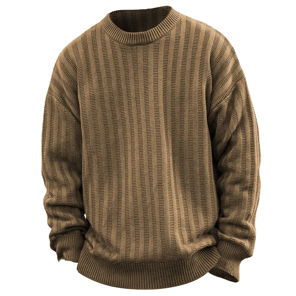 Men's Outdoor Comfortable And Breathable Round Neck Sweater