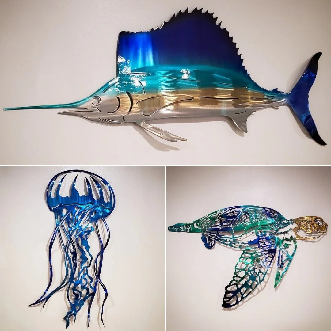 Last Day 49%OFF -Metal marine animal ornaments-Gift for Nature Lovers