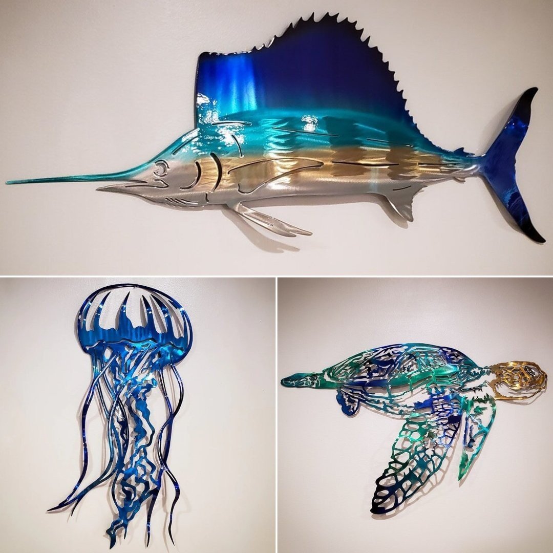 Last Day 49%OFF -Metal marine animal ornaments-Gift for Nature Lovers
